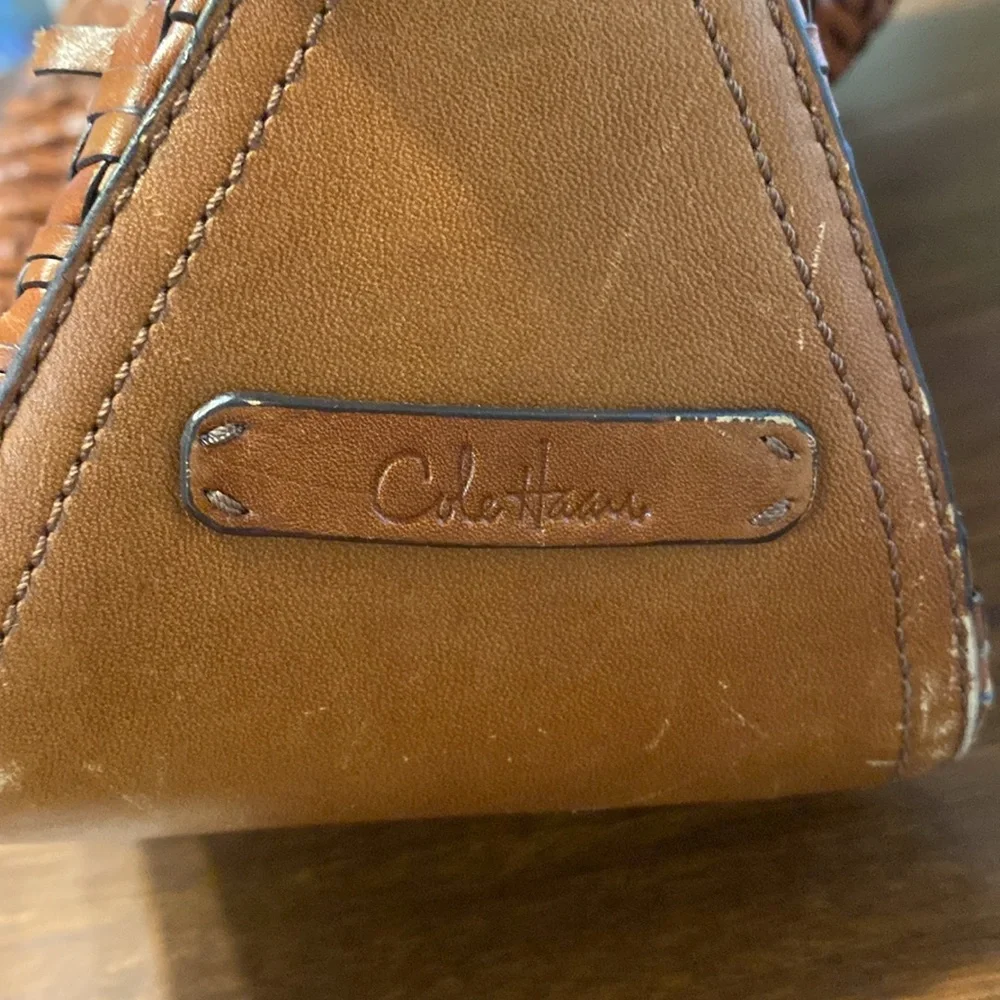 Cole Haan Genevieve Woven Leather Handbag - Picture 11 of 11
